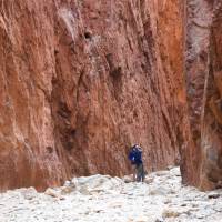 Hiking in Standley Chasm, Larapinta Trail | #cathyfinchphotography