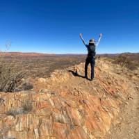 All smiles on the Larapinta Trail | #cathyfinchphotography