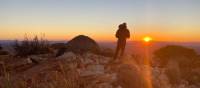 Climbing Mt Sonder in the early morning affords amazing views over the trail you've hiked over for days | #cathyfinchphotography