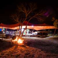 The Larapinta campsites offer stylish and comfortable facilities in an outback wilderness | Caroline Crick