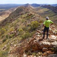 Walker enjoying view from Counts Point | Andrew Bain