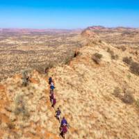 The Larapinta Trail follows the rocky spine of the West MacDonnel Ranges | Shaana McNaught