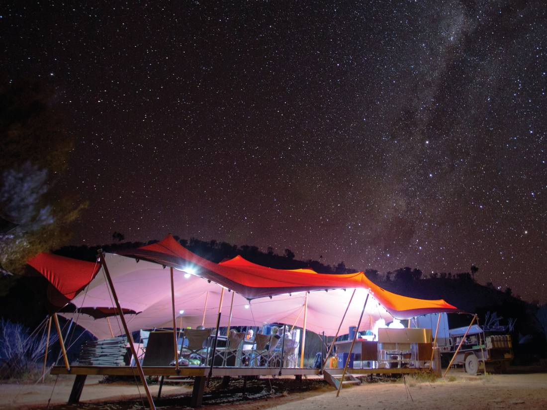 The stars of the desert sky are a stunning backdrop to our unique Semi-Permanent Campsites |  <i>Graham Michael Freeman</i>