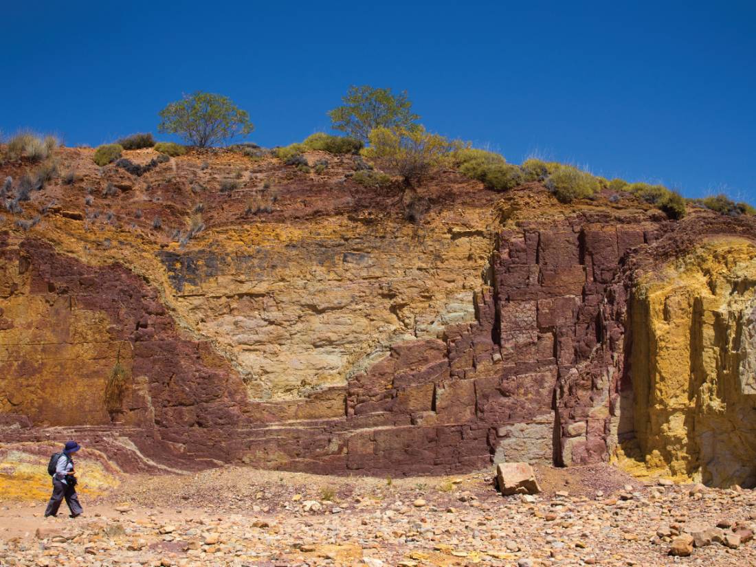 The Ochre Pits are a special site where Aboriginal people quarried ochre for trade and traditional artist use |  <i>Graham Michael Freeman</i>