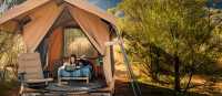 Stay at our Eco-Comfort Camps on the Larapinta Trail | Lachlan Gardiner