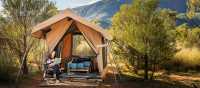 Stay at our Eco-Comfort Camps on the Larapinta Trail | Lachlan Gardiner