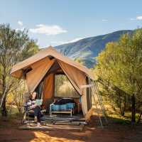 Stay at our Eco-Comfort Camps on the Larapinta Trail | Lachlan Gardiner