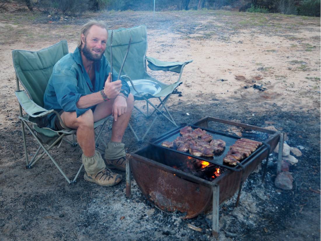 Dinner preparation at camp |  <i>Latonia Crockett</i>