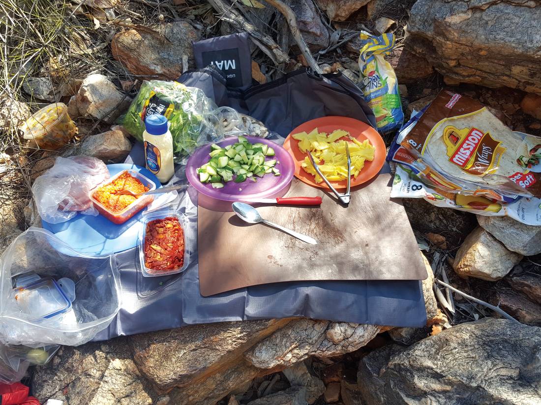 Beautiful little lunch spot along the Larapinta Trail |  <i>Linda Murden</i>