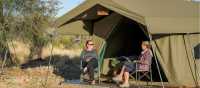 Relaxing at our Eco-Comfort Camps | Luke Tscharke