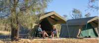 Relaxing at our Exclusive Eco-Comfort Camp | Luke Tscharke