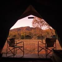 Enjoy the ample room in our spacious safari-style tents | Luke Tscharke