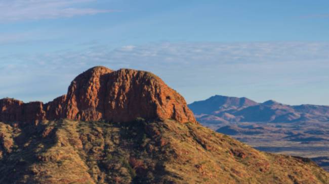 The Larapinta Trail follows the ancient spine of the West MacDonnell ranges for 223km | Luke Tscharke