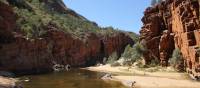 What better way to wash off the day's dust than by taking a dip at Ormiston Gorge | Larissa Duncombe