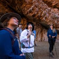 Our experienced guides are just one of the many highlights on our Larapinta walks | Shaana McNaught