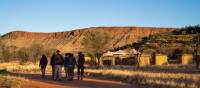 Walking into Nick's Camp on the Larapinta Trail | Shaana McNaught