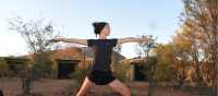 Yoga and mediation sessions on the Larapinta Trail | Andrew Thomasson